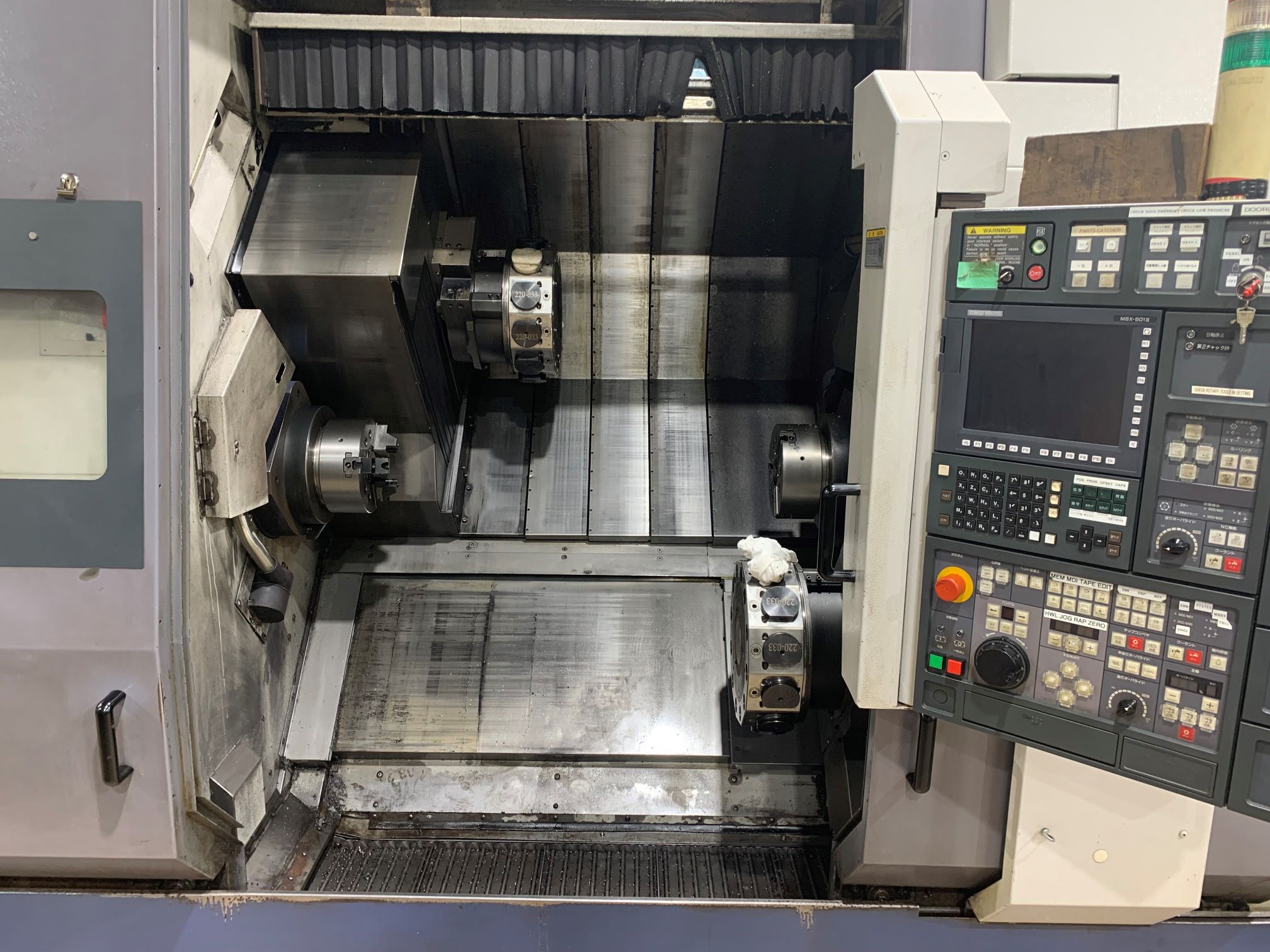 MORI SEIKI Model ZT2500SY Twin Spindle, Twin Turret Lathe | Paine Machine